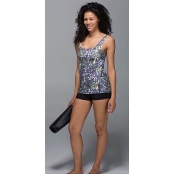 Lululemon Amala Floral Dot Tank Top size 4 - Picture 4 of 7